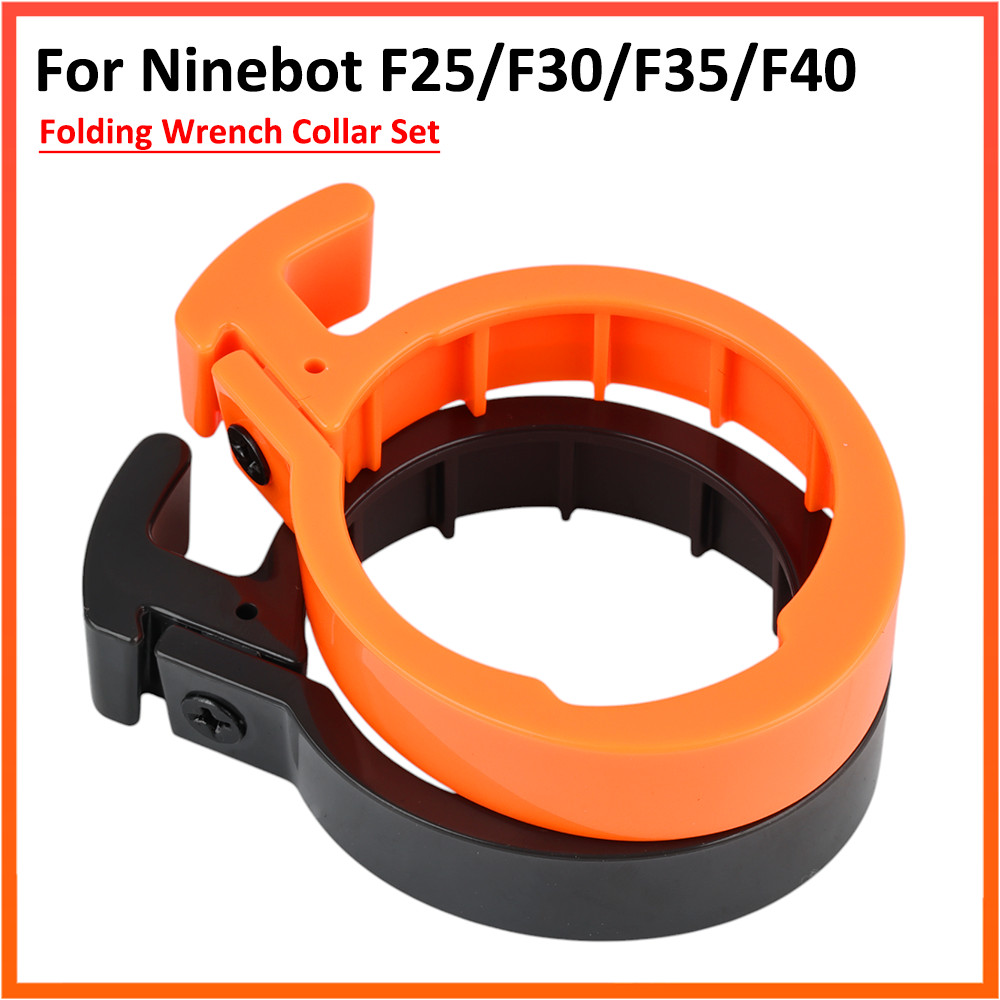 Folng Wrench Collar For Segway Ninebot F25/F30/F35/F40 Electric Scooter Front Tube Orange Limit Ring