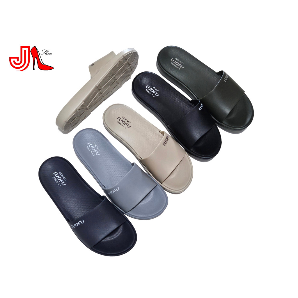LUOFU E7172-5WB Sandal Kokop Jelly Karet Eva Wanita Luofu Import