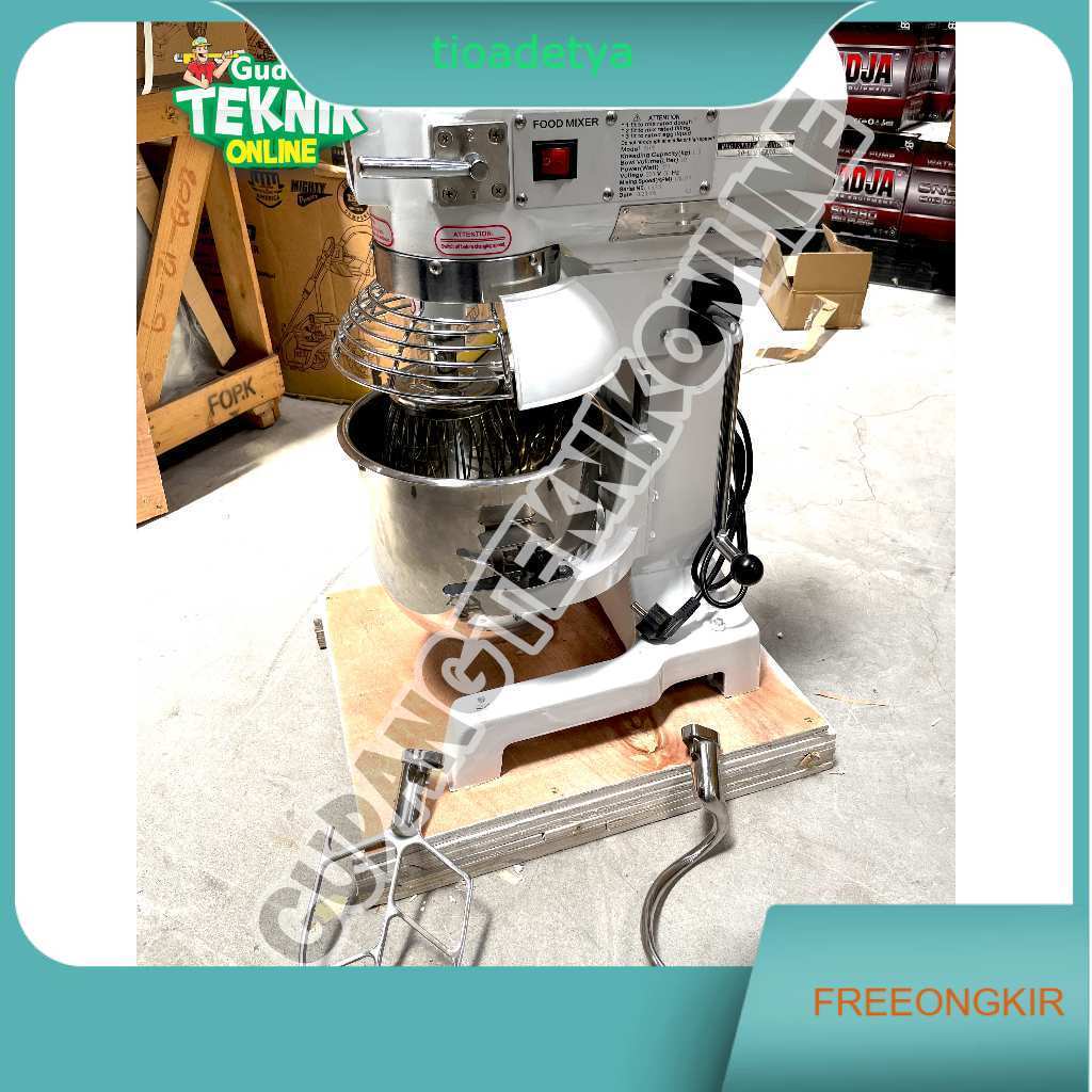 Mesin Mixer 10L B10 MAESTRO / Mesin Pengaduk Adonan Kue Roti  10 Liter - Food Planetary Mixer Mikser