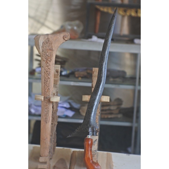 keris jangkung segoro winotan warangka full ukir berkualitas top sulta