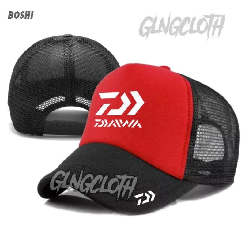 Topi Daiwa Trucker/Jaring - Topi Mancing Daiwa