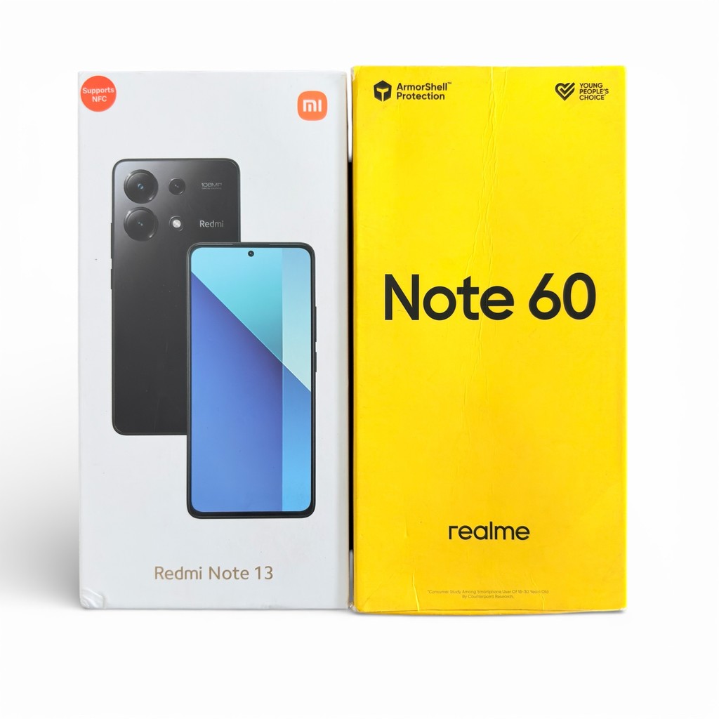 Second Xiaomi Redmi Note 13 8/256Gb & Second Realme Note 60 4/64Gb Mulus Fulset Sesuai Gambar