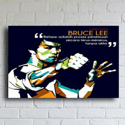 Poster Dinding Art Bruce Lee Big Salle 