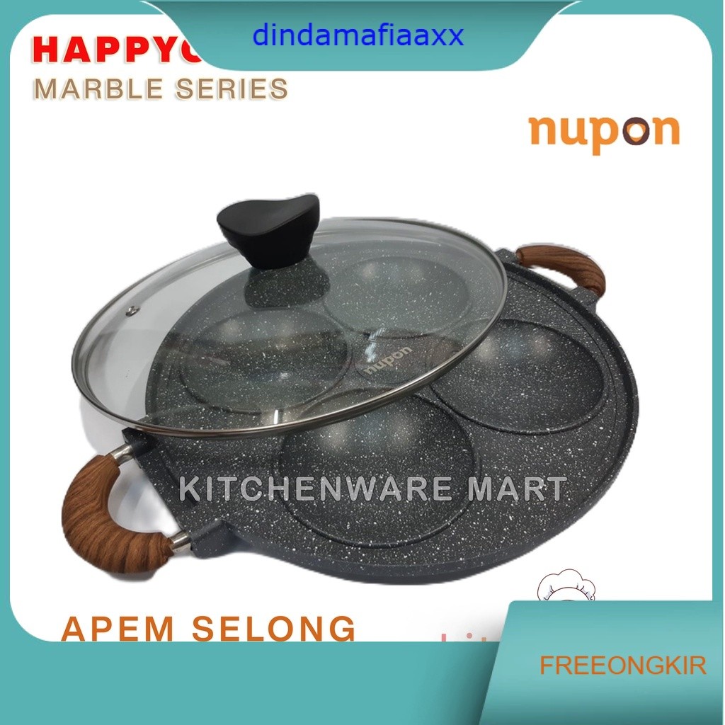 Cetakan kue serabi teflon apem selong , cetakan apem isi 4 serabi solo anti lengket teflon anti leng