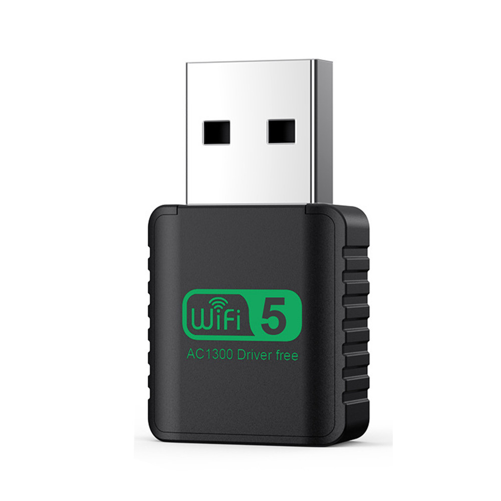 Bezprzewodowy adapter WiFi USB 1300Mbps USB3.0 2.4G&5GHz Dual Band WiFi Dongle do laptopa, komputera