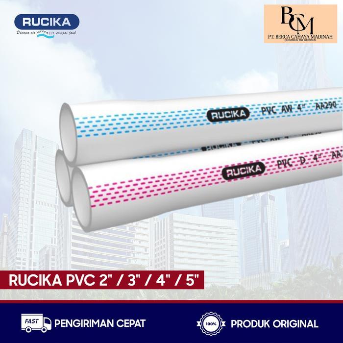 Pipa pralon 2" / 3 " / 4 " / 5 " Pipa pvc Wavin standard D Rucika - 2 inch