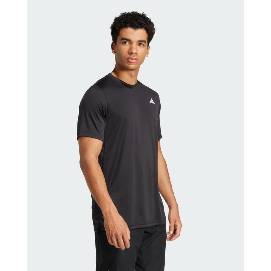 Adidas Tennis Club Climacool Tee Men - Black / Hitam | Baju Tenis Padel - M