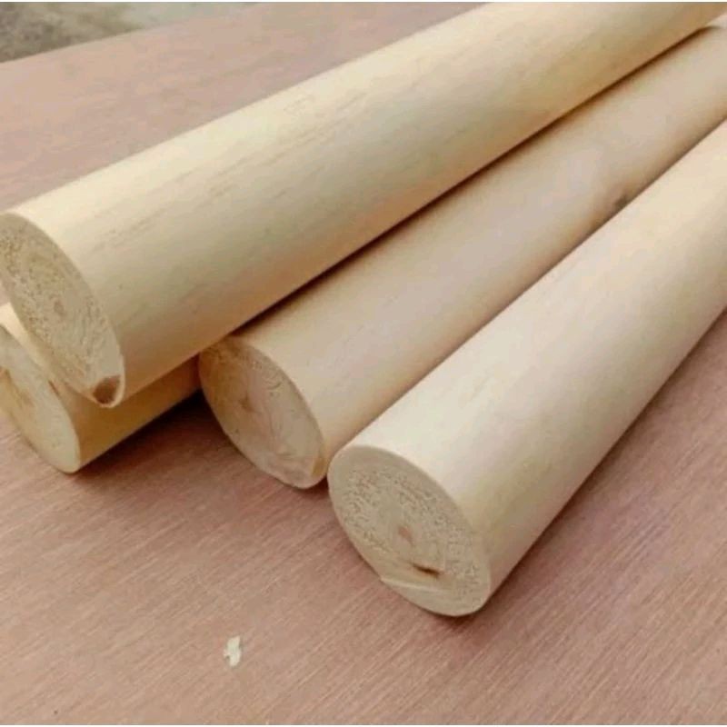 Kayu Dowel Diameter 2.2 cm Panjang 100 cm