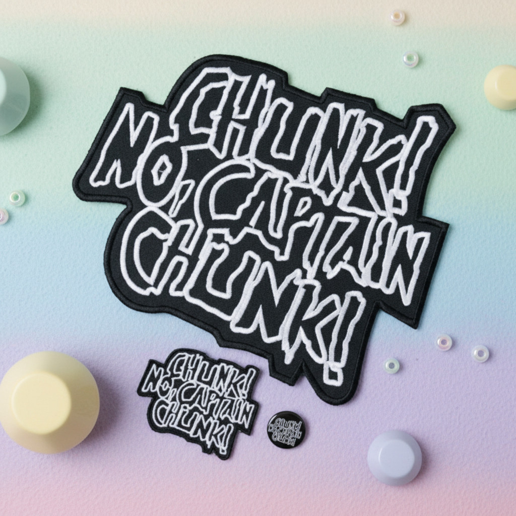 Patch band patch musik patch punggung satu set chunk no captain chunk