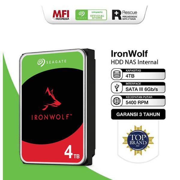 [PROMO]Seagate IronWolf Harddisk NAS 4TB SATA Storage- Falcon Tech