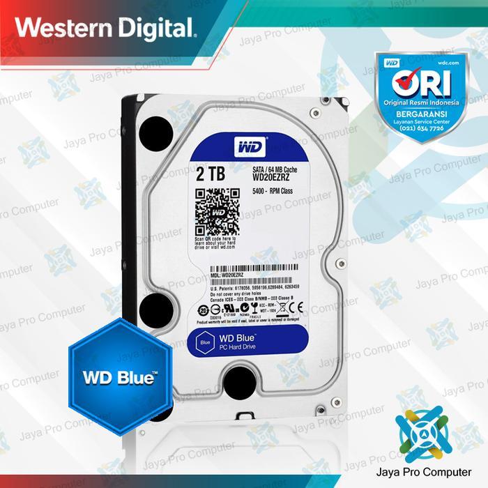 [PROMO]WD Caviar Blue Harddisk 2TB - WDC HDD/ Hardisk 2 TB Internal PC 3.5" - 7200 RPM- Falcon Tech
