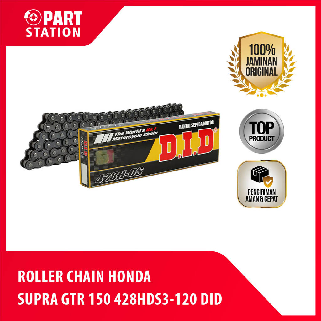 Rantai Motor DID 428HDS3-120 Honda Supra GTR 150 Original
