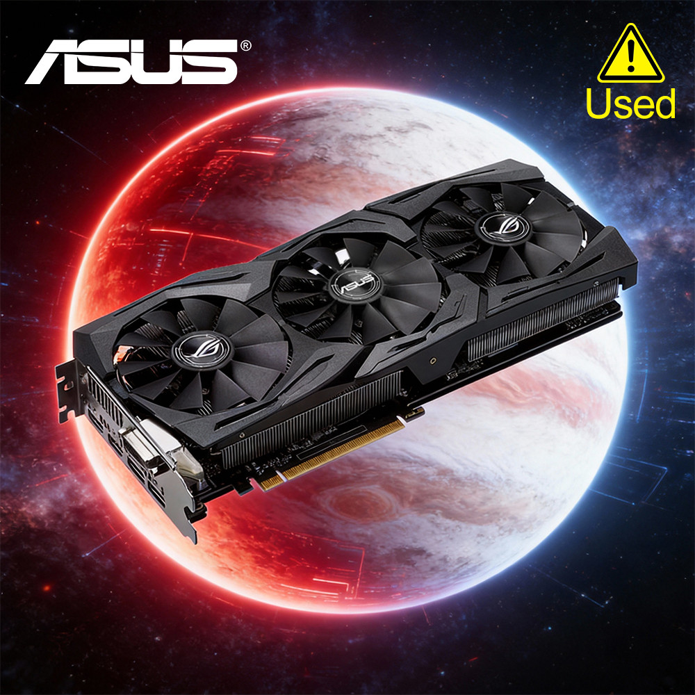 ASUS GeForce GTX 1080 8GB ROG Strix OC Etion Graphic Card STRIX-GTX1080-O8G-GAMING