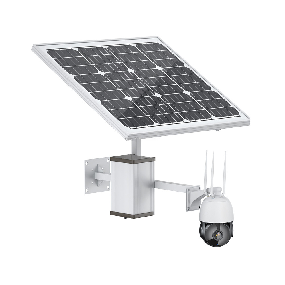 Hot Sale Outdoor PTZ 3G 4G Security 80W Solar 50AH Battery Sim Card Ip Camera 8MP 20X Optical Zoom L