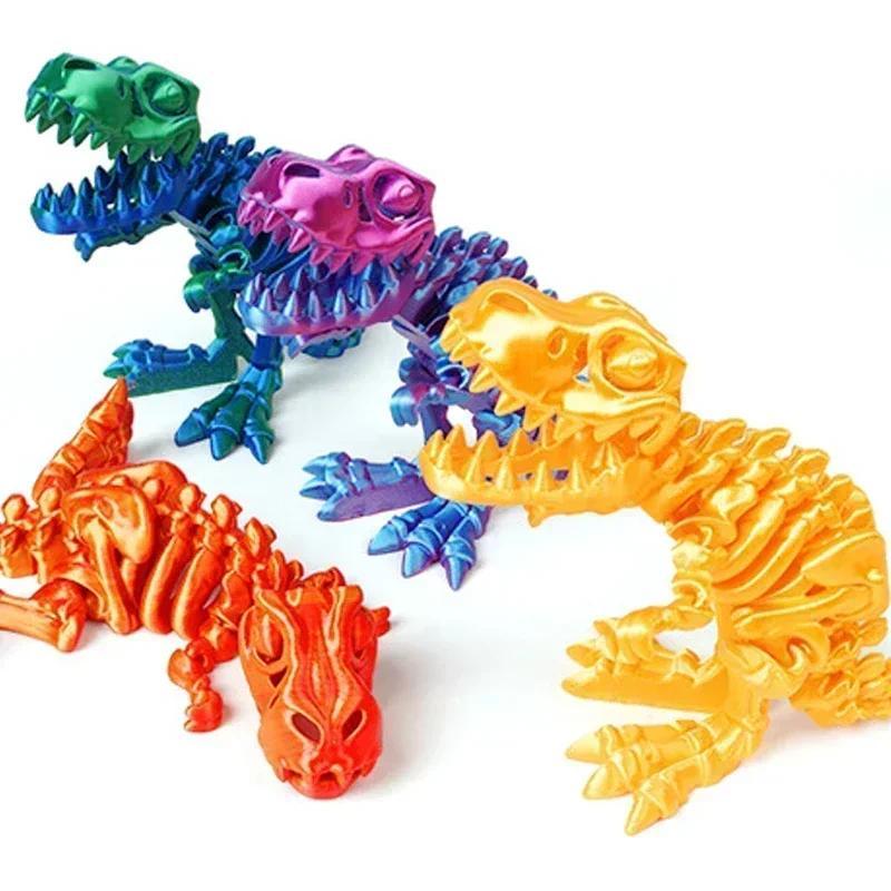3D Printing Full-joint Movable Tyrannosaurus Rex Figurine High Degree Freedom Playability Miniature 