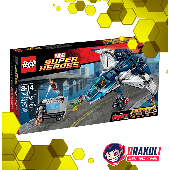 Toys LEGO Super Heroes The Avengers Quinjet City Chase 76032