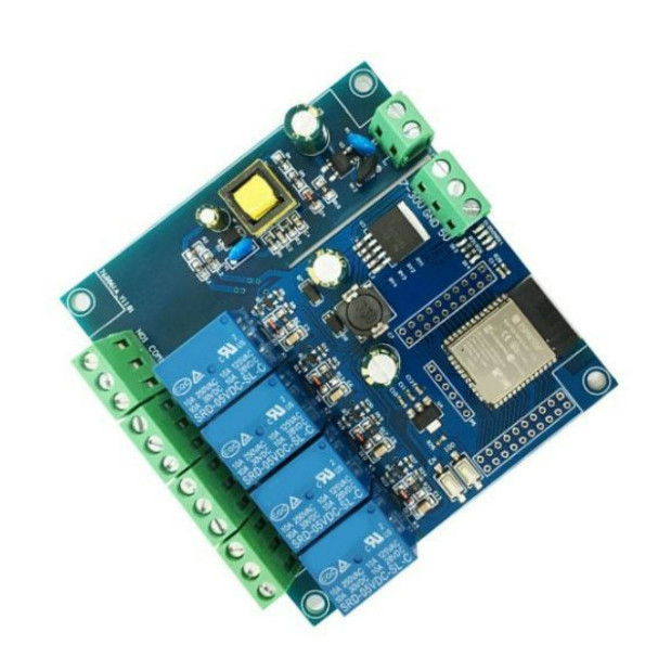 Modul ESP32 Relay 10A 4 Channel AC 220 V WIFI Bluetooth WROOM-32E AC220V/DC5-30V [CE]