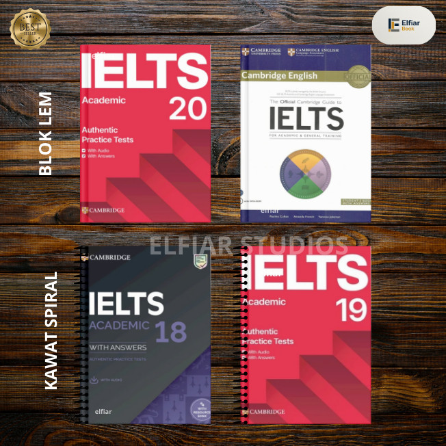 Buku Cambridge Latihan Test IELTS Academic Level 18 19 20 & official guide