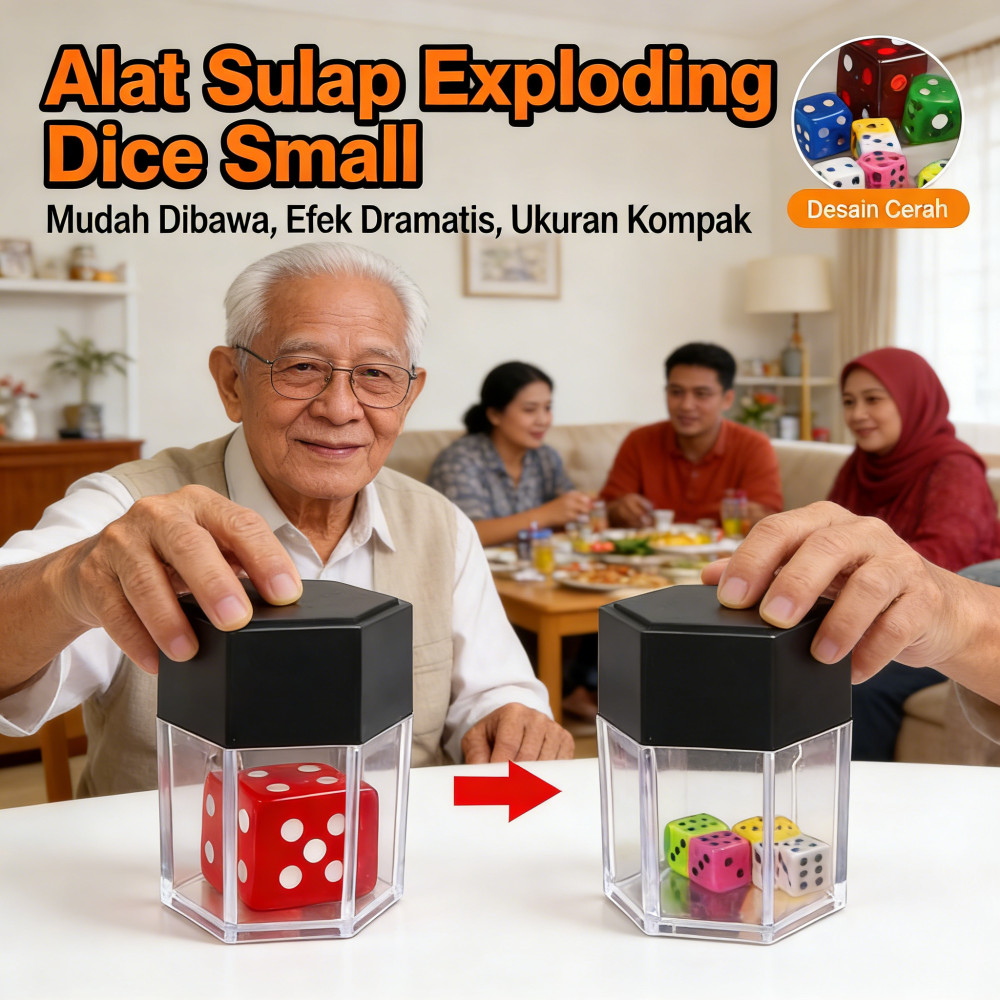 Shop Dadu Buyar - Magic Shop - Boom Dice - Exploding Dice - Sulap Dadu Small