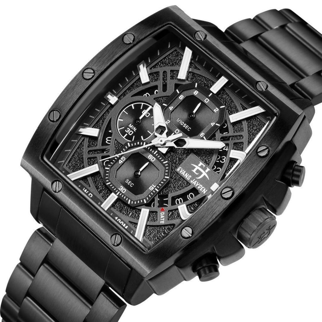 BUY 1 GET 1JAM TANGAN EVANS JAYDEN 9463-2 RANTAI ANTI AIR ORIGINAL