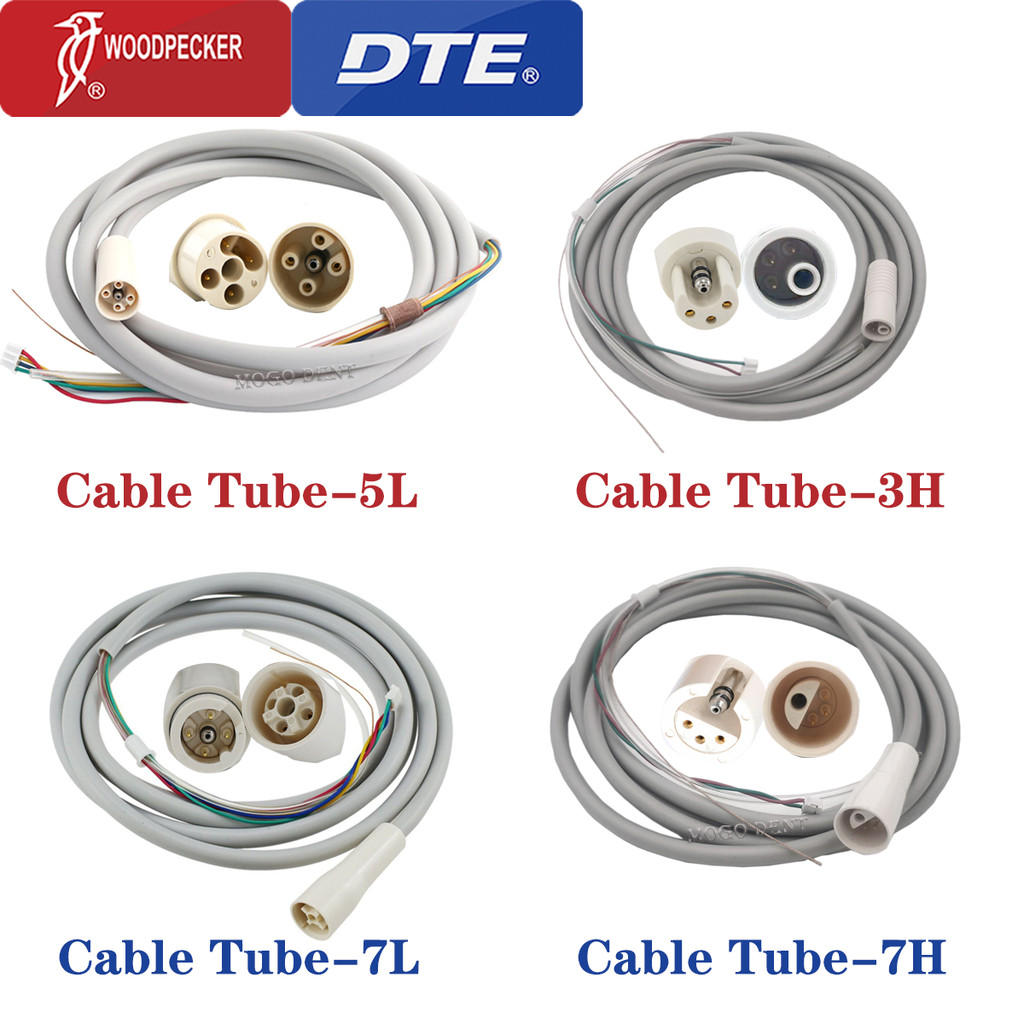 Woodpecker DTE Dental Ultrasonic Scaler Cable Tube Detaable Dentist Material Fit Woodpecker EMS DTE 
