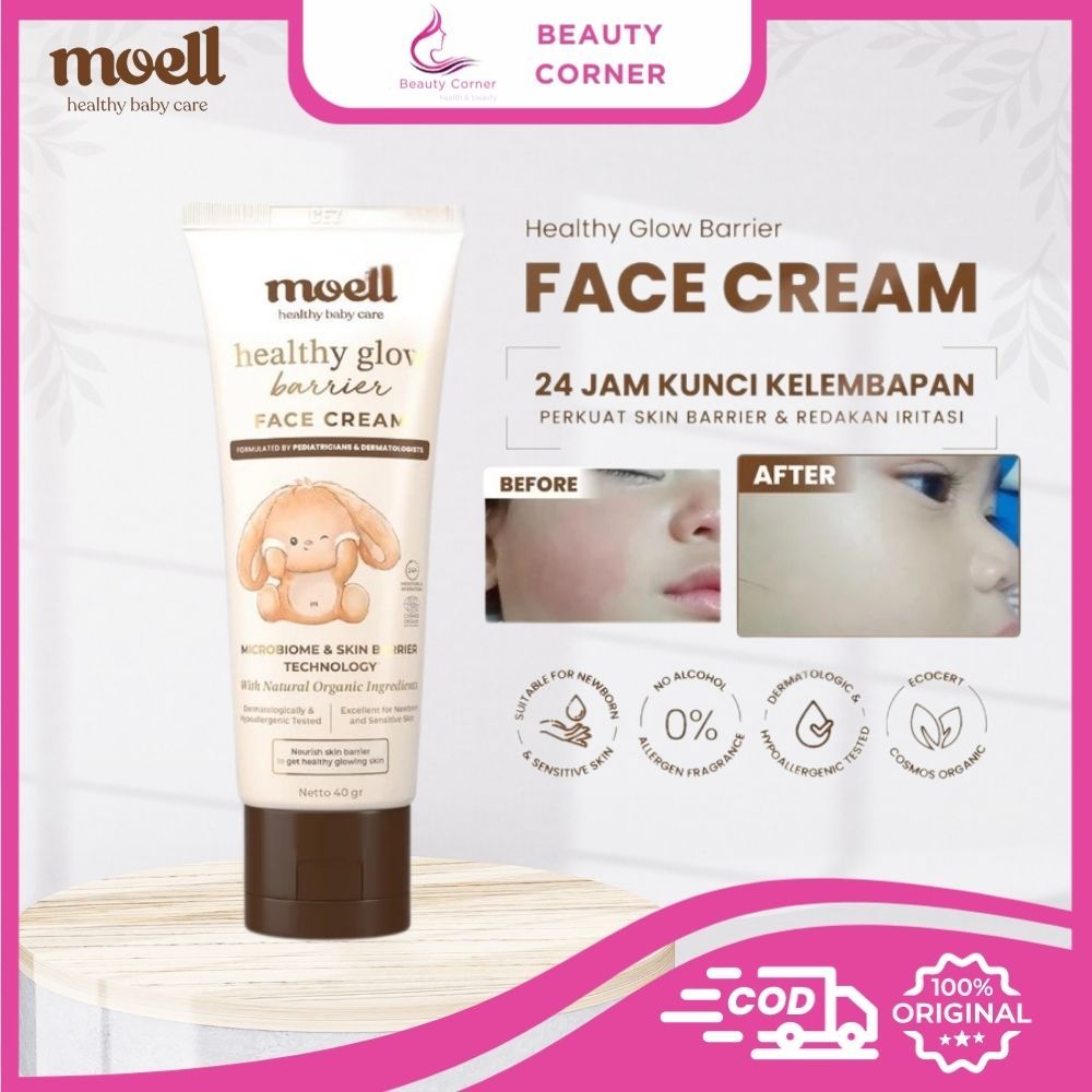 Moell Healthy Glow Barrier Face Cream - 40gr