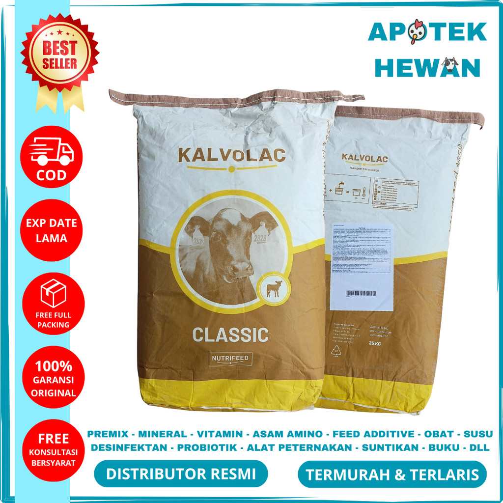 Kalvolac Susu Anak Sapi Anak Kambing Kalvolac 1 Sak 25 Kg