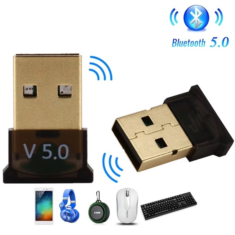 Mini USB Bluetooth 5.0 Dongle Adapter Wireless Transmit Receiver Adapter For PC Laptop Mouse Keyboar