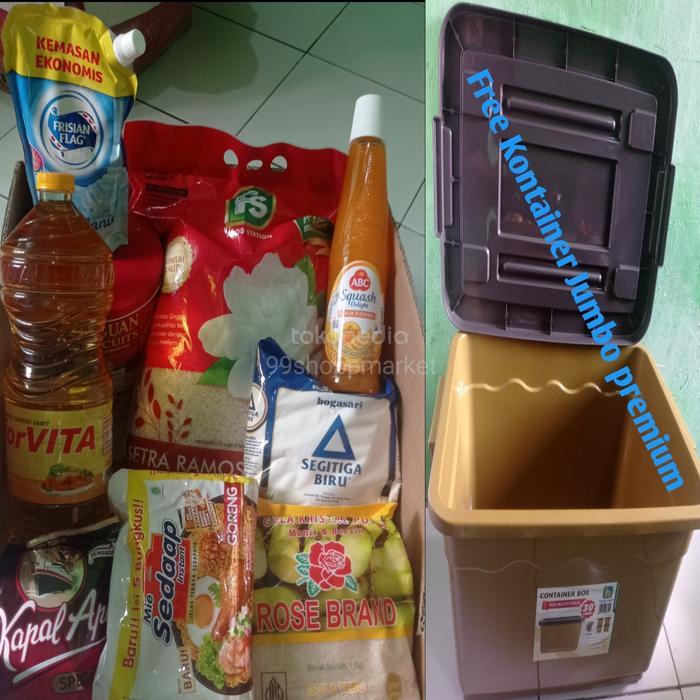 Paket Sembako premium free kontainer