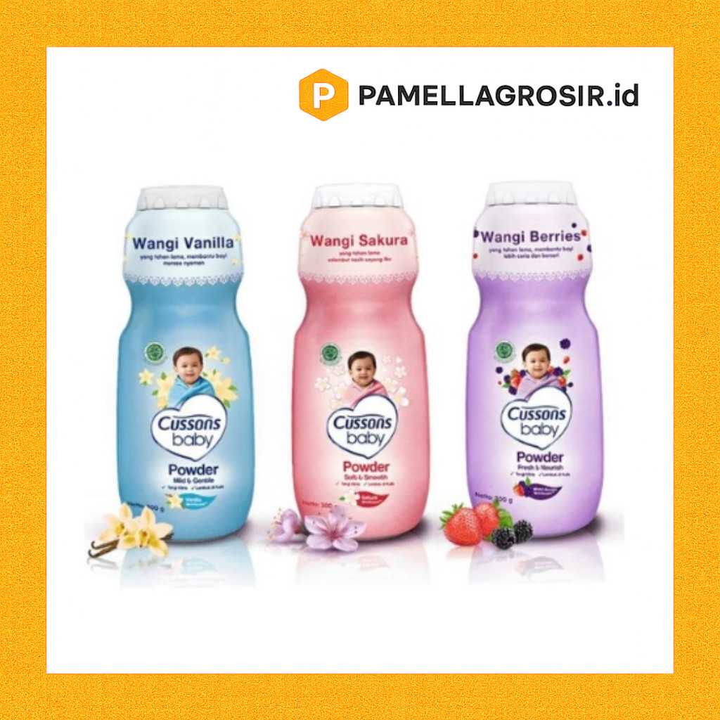 CUSSONS BABY POWDER BEDAK BAYI WANGI BARU CUSSON 75+25 GRAM