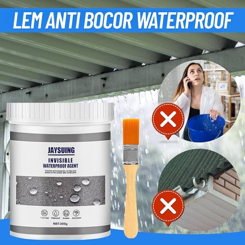 Lem Anti Bocor Keramik Seng Atap Rumah Lem Transparan Jaysuing Anti Bocor Waterproof 300gr