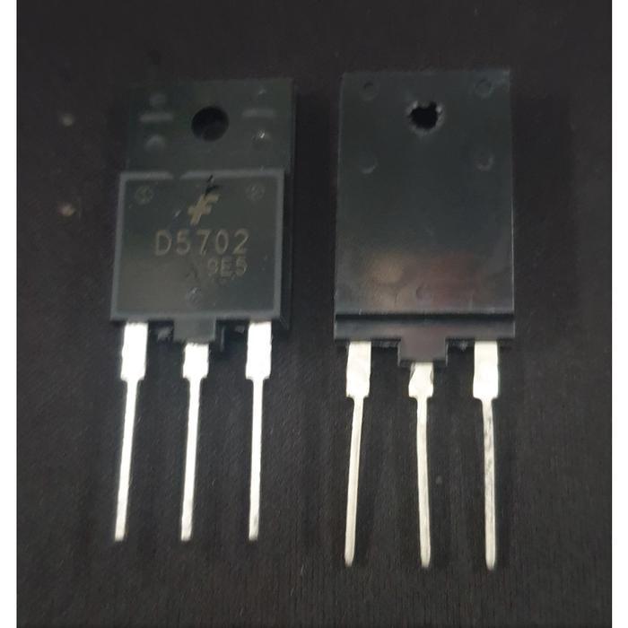 Transistor D5702 NPN Silikon 800V 6A dgn Damper Dioda utk Horizontal