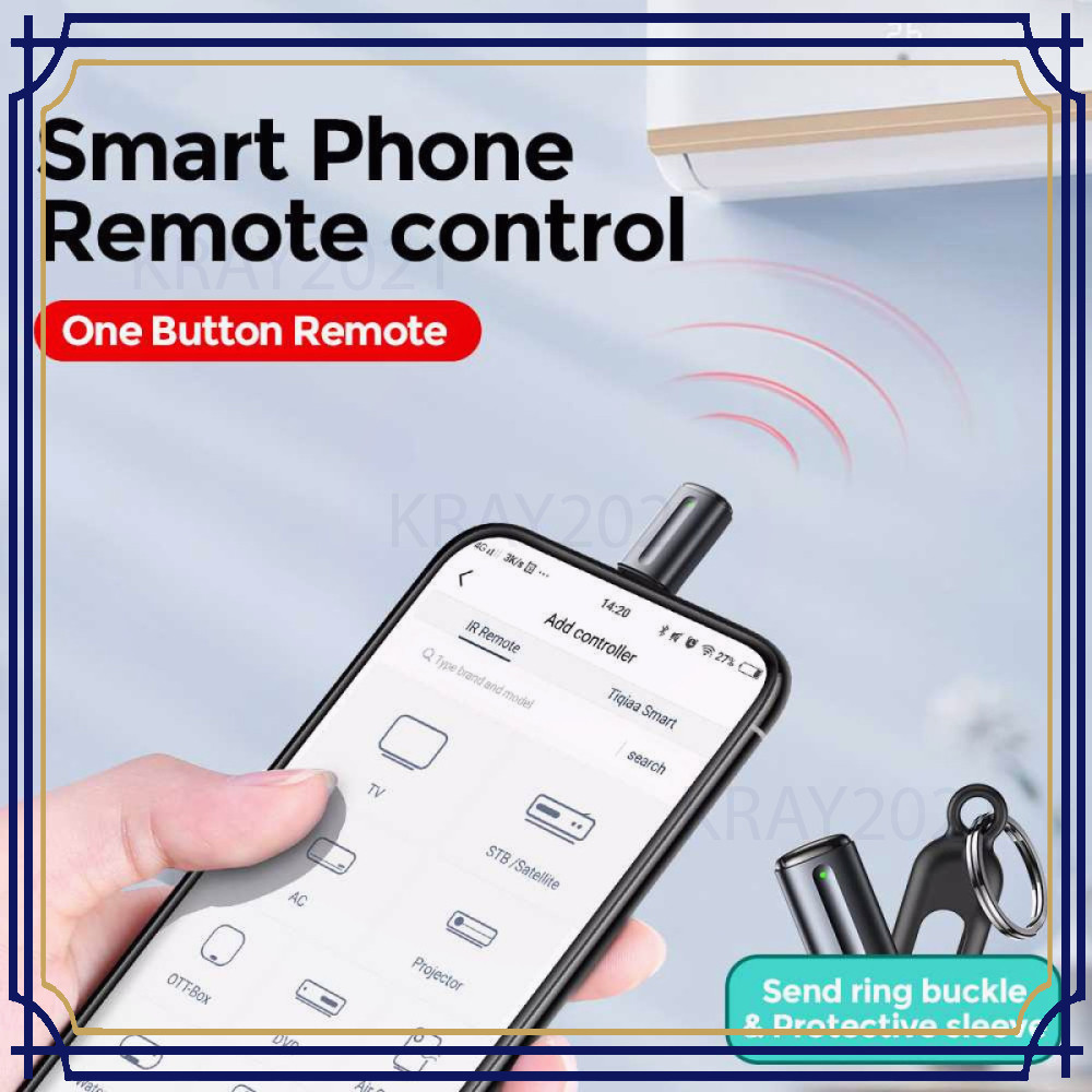 OTG Remote Control Infrared Smartphone USB Type C for TV AC HP898