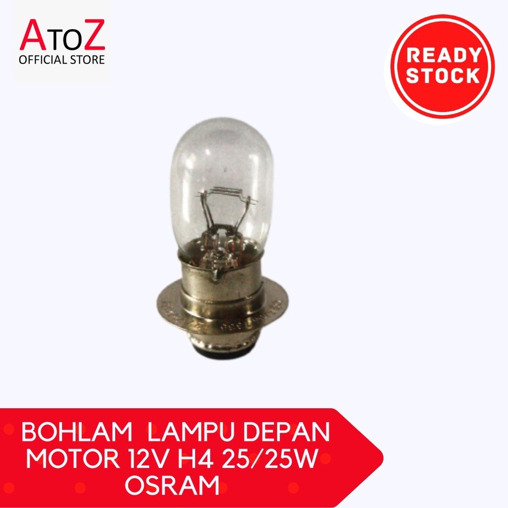 BOHLAM OSRAM LAMPU DEPAN MOTOR 12V 25/25W OSRAM