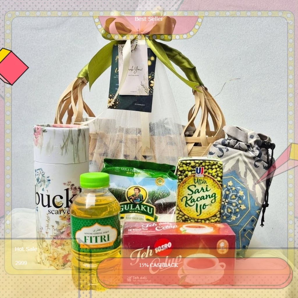 Parsel Makanan Parcel Snack Parcel Lebaran Hampers Snack Lebaran- souvenir lainnya