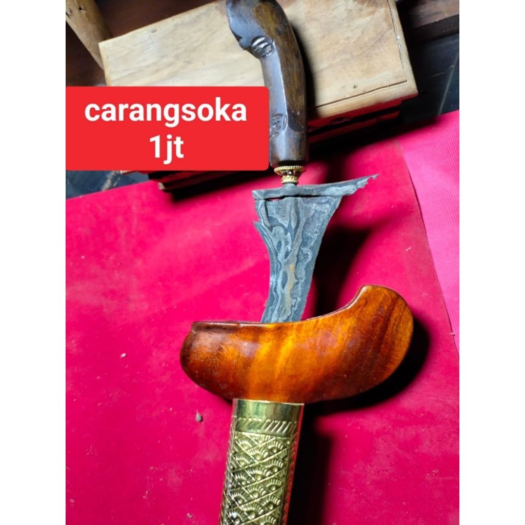 Keris Carangsongko Sepuh Majapahit Warangka Gayam Ori