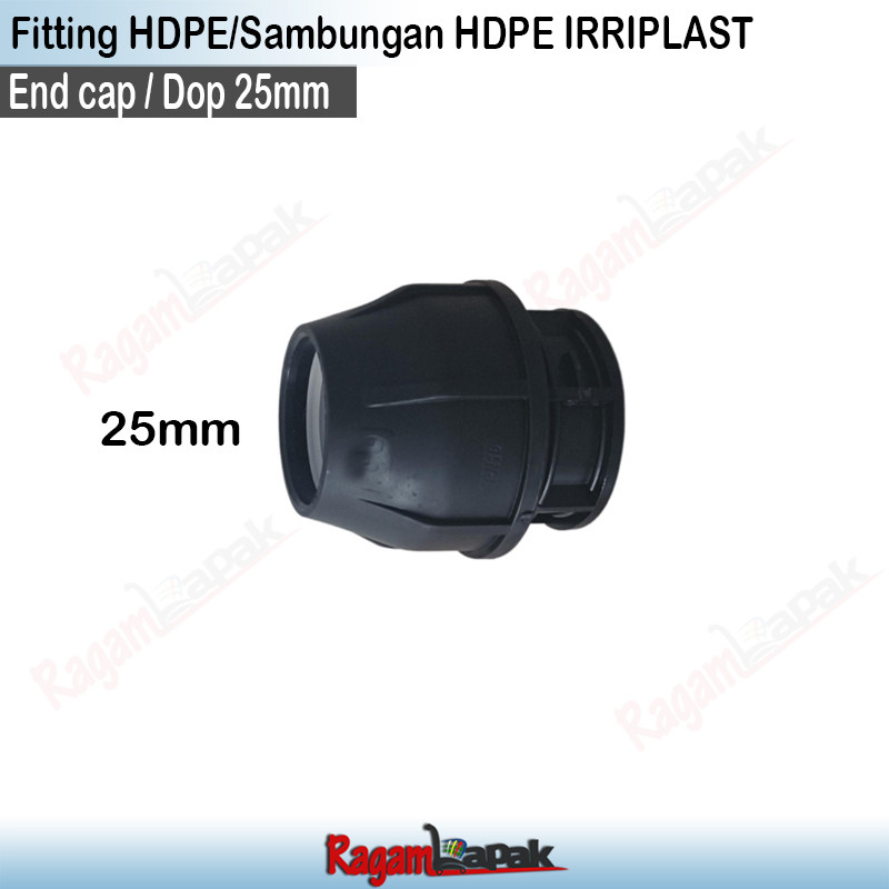 Fitting HDPE End Cup Ukuran 25mm (3/4 Inch) / End cap 25 mm / End cap HDPE 25mm / Dop 25mm