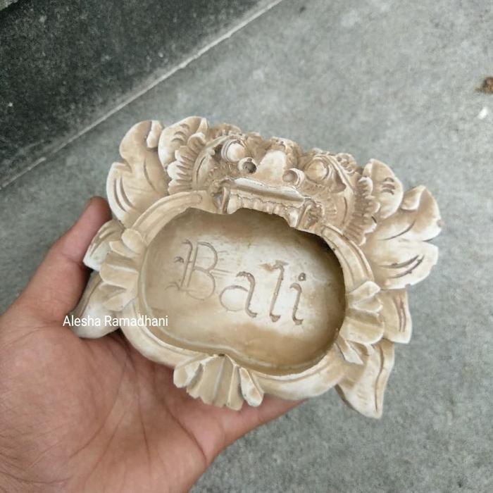 Asbak Barong Bali Warna Natural | Asbak Unik Khas Bali