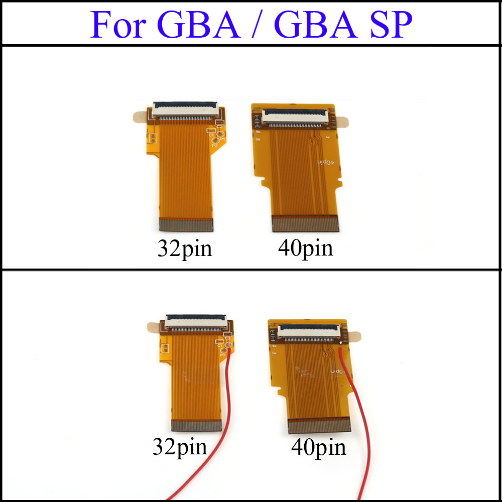 1Pcs Ribbon Cable For GBA SP AGS 101 Back Lit Adapter LCD Screen Flexible Cable For GameBoy Advance 