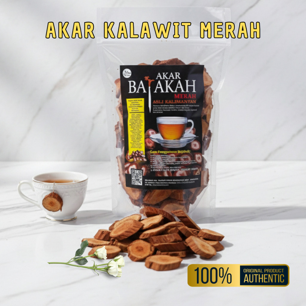 1kg Akar Bajakah Kalalawit Merah Asli Kalimantan - Antioksidan Tinggi, Membantu Kekebalan Tubuh, Mur