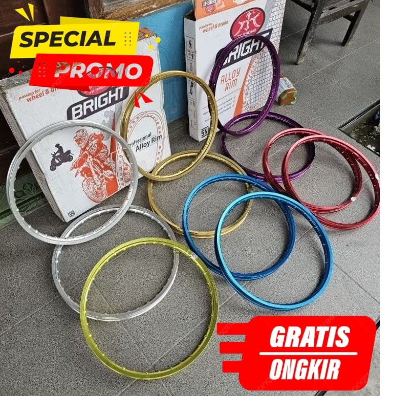 Velg TK Racing Japan Original Ring 18 Lebar 1.20 Hole 36 Kuat Tahan Lama untuk Honda Tiger