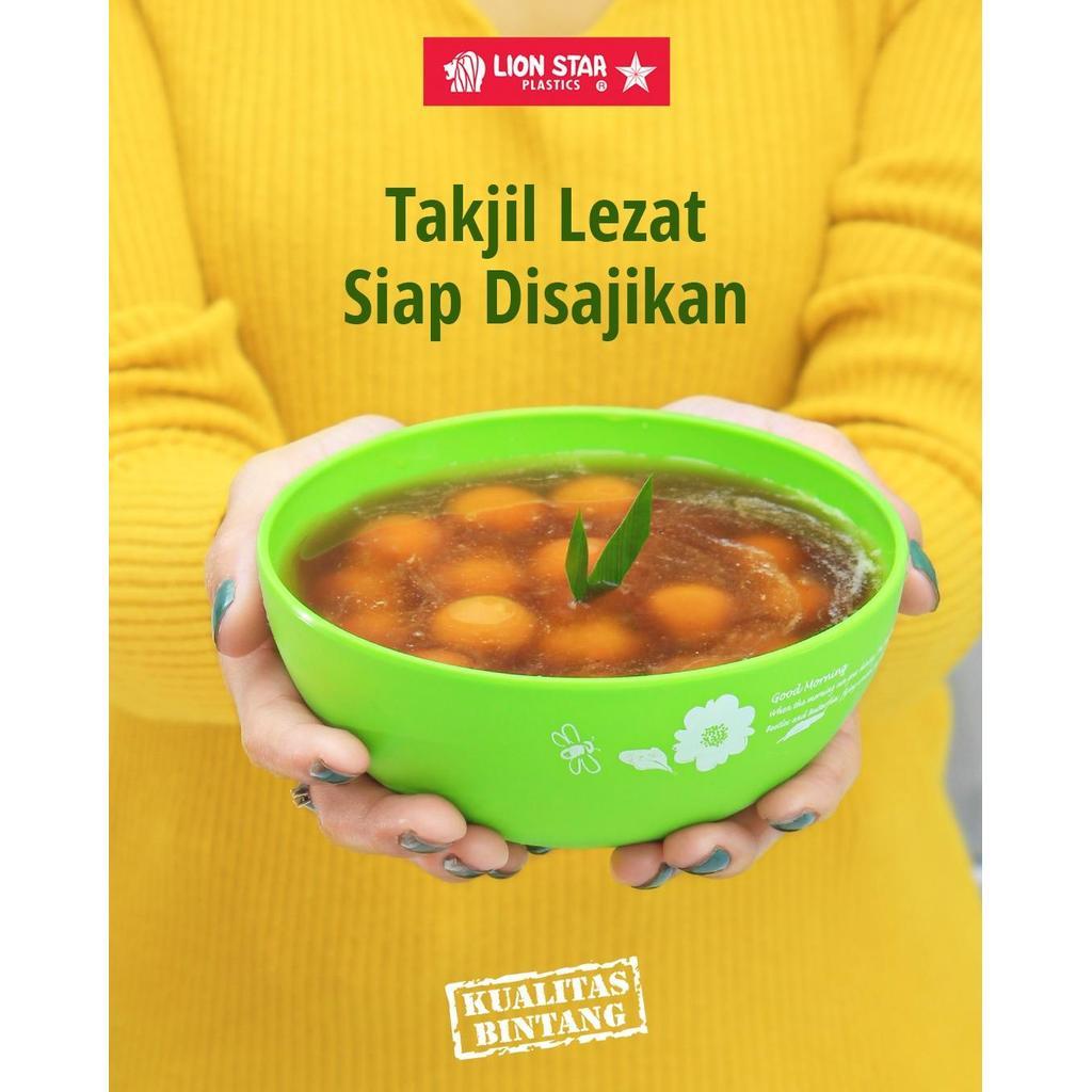 TOPTON Lion Star MW-18 Ruby Bowl 750 ml Mangkok Makan Mangkuk Gelas Es Buah Salad Es Krim Scoop Kuah