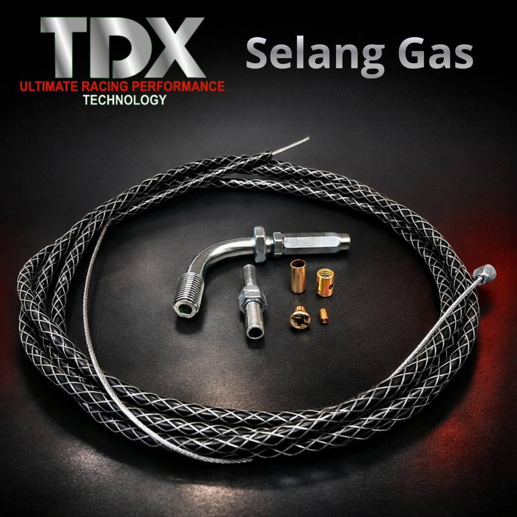 KABEL GAS SERAT KABEL PANJANG 2,5M KABEL GAS SERAT KARBON PANJANG 2,5M UNIVERSAL SEMUA MOTOR