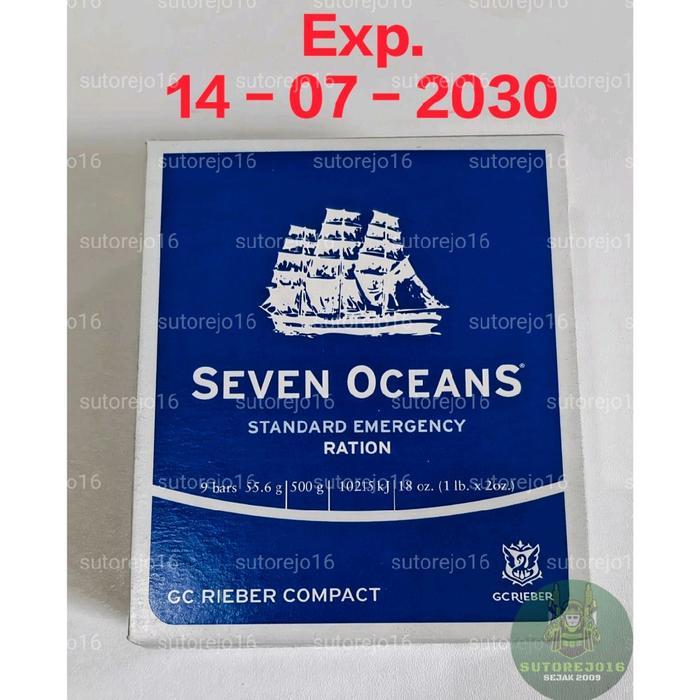 food ration makanan darurat RANSUM import seven oceans MRE probar Biscuit Laut Susu Biskuit Snacks C