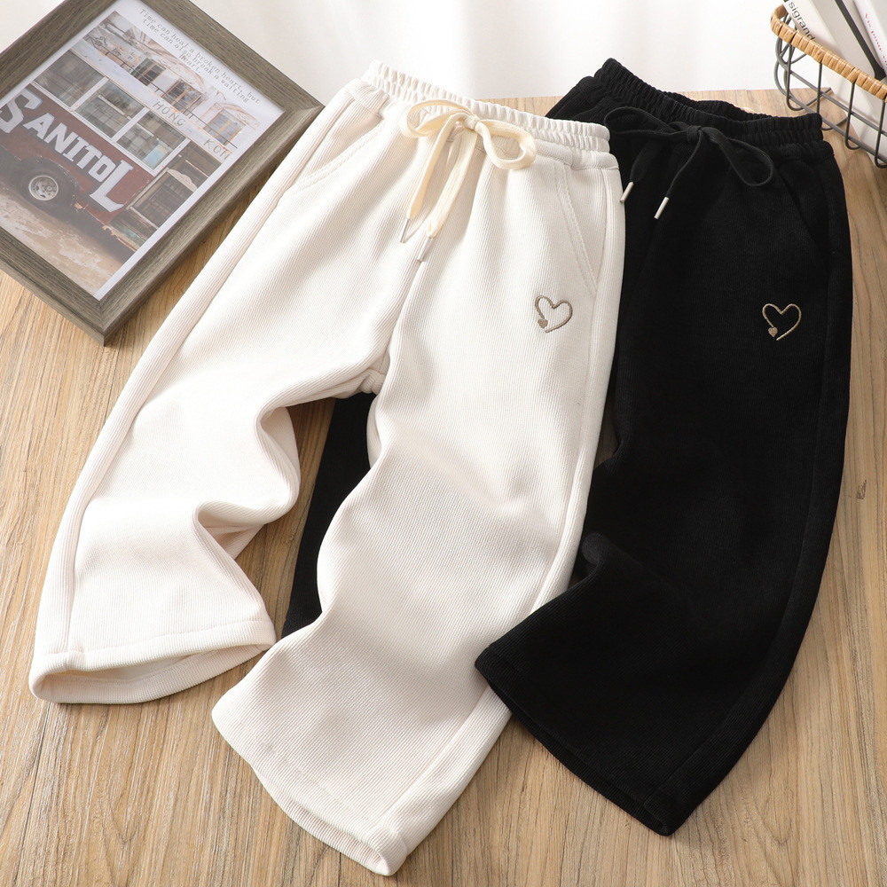 ( PAN680 / PAN681 )  Celana panjang kulot winter musim dingin fleece bulu anak perempuan remaja - co