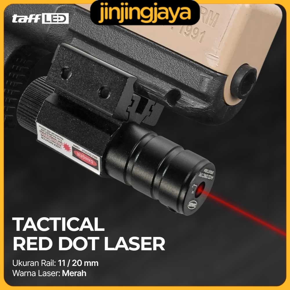 TAFFLED Tactical Red Dot Laser Gun Mount Airsoft Rifle 11/20mm - HJ11