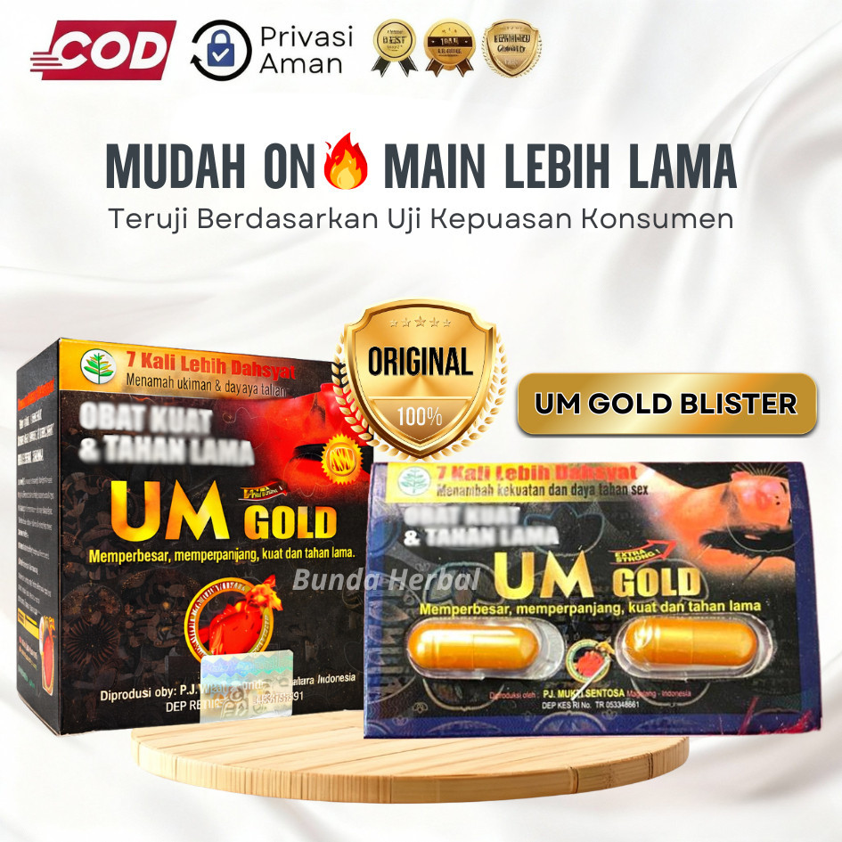 UM GOLD KAPSUL BLISTER | Urat Madu 100% Original | UM Gold Blister | UM Gold New | UM Gold Ori | Ura