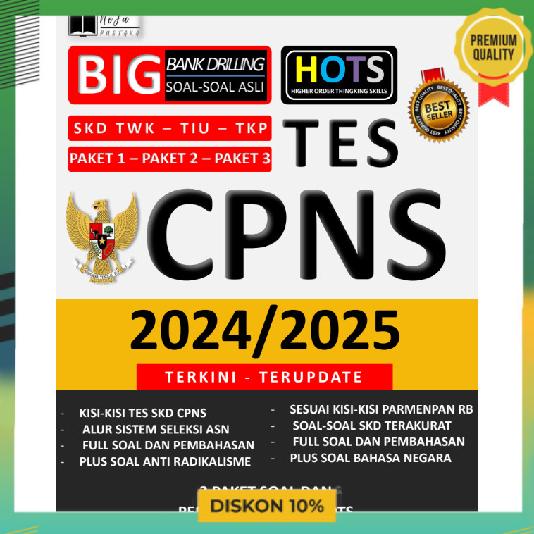 BIG BANK DRILLING SKD TWK TIU TKO TES CPNS 2024 2025 IDO175 AKADEMI CPNS