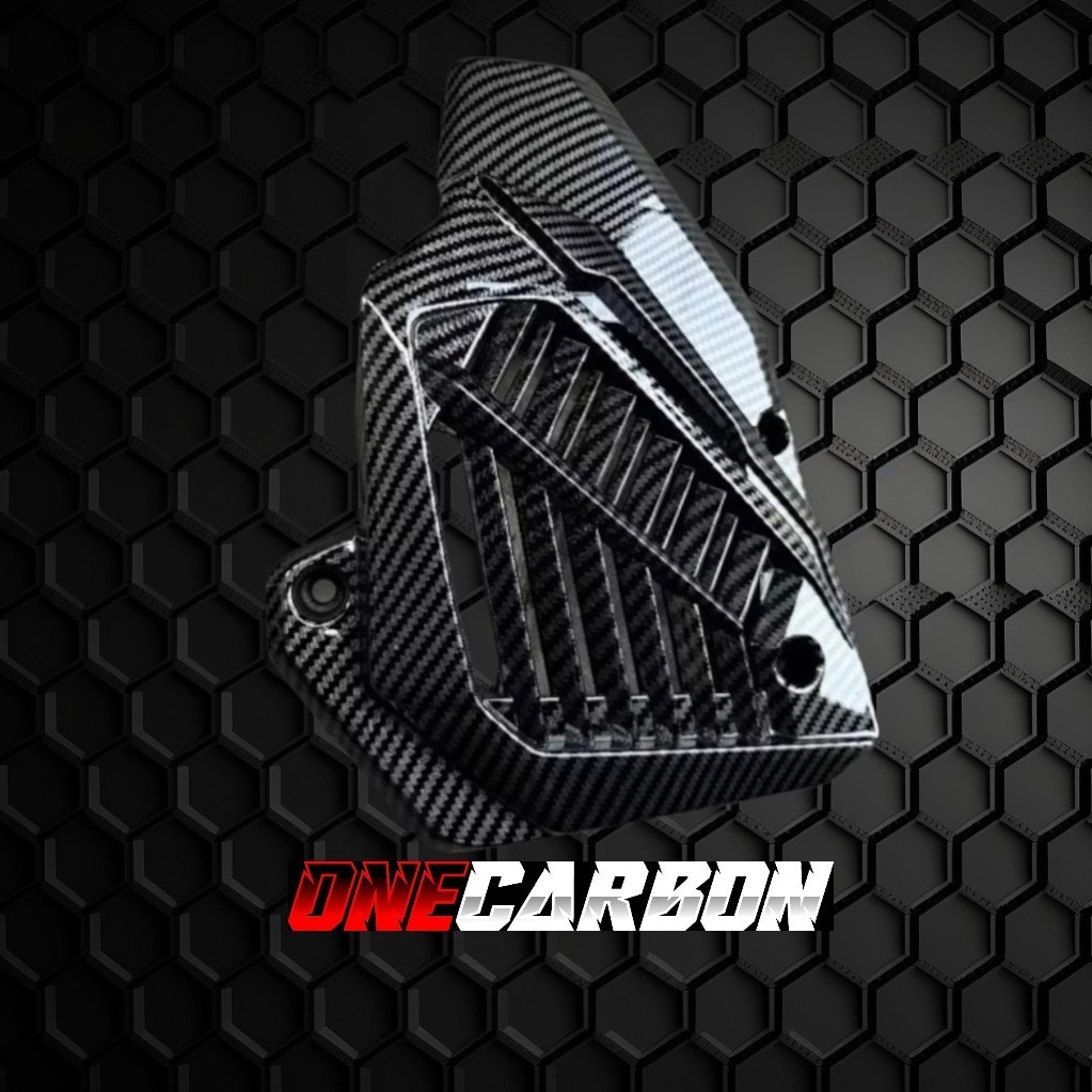 TUTUP RADIATOR VARIO 125 150 CARBON SEMUA TAHUN tutup radiator Vario universall Vario 125/150 ONECAR