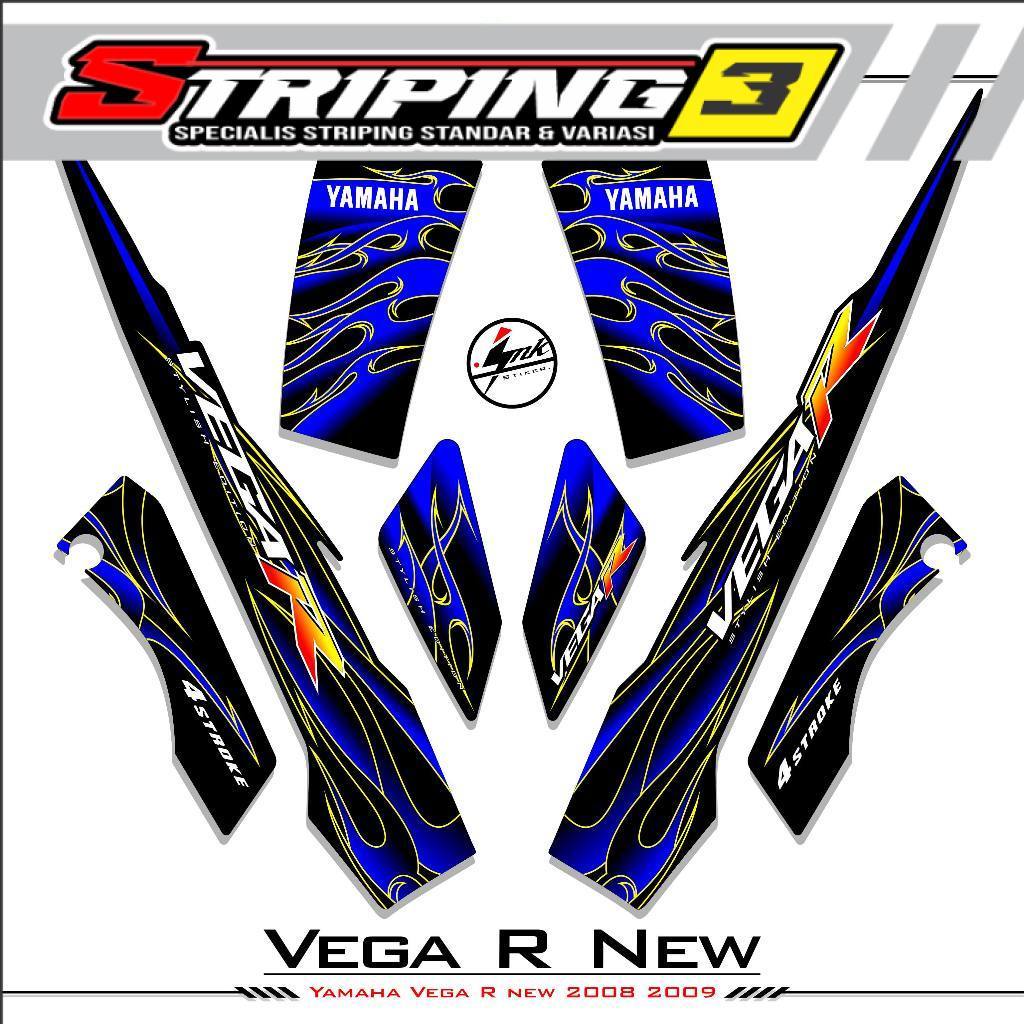 Striping Vega R New Stiker Vega R New 2008 2009 Sticker Vega Stiker Vega R